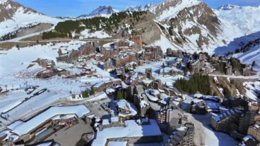 Avoriaz A Yüksek İrtifa Kayağı Fransız Alplerindeki Kayak Köyünde
