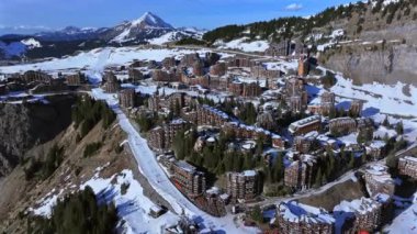 Avoriaz High in the French Alps is a Beautiful Ski in Ski Out Resort Air View