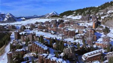 Avoriaz A Yüksek İrtifa Kayağı Fransız Alplerindeki Kayak Köyünde
