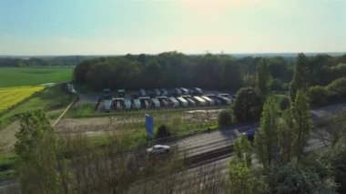 Güç Sistemi Lityum Enerji Depolama Sistemi Hava Görünümü