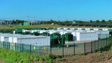 Oxford, İngiltere - Haziran 2024: Tesla Megapack Elektrik Santrali