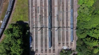 Birleşik Krallık Havacılık Görünümü 'nde Tren Yanları ve Deposu