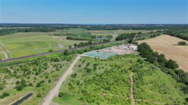 St Albans UK, Haziran 2024: SFRI Stratejik Demiryolu Taşımacılık İnşaatı