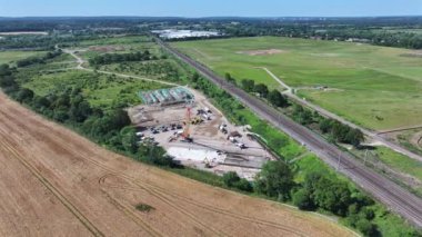 St Albans UK, Haziran 2024: SFRI Stratejik Demiryolu Taşımacılık İnşaatı