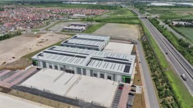 Dağıtım ve Lojistik Deposu Hava Görüntüsü
