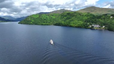 Loch Lomond Gölü Turist Gemisi Hava Gezisi