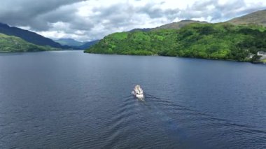 Loch Lomond Gölü Turist Gemisi Hava Gezisi