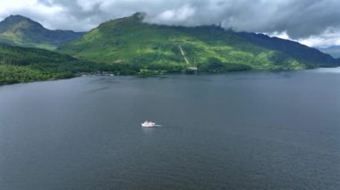 Loch Lomond Gölü Turist Gemisi Hava Gezisi