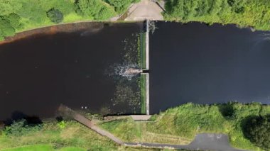 Küçük Nehir Weir Hava Görünümü