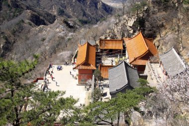 traditional Chinese style temple architecture, tianjin, china