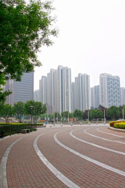 Urban construction scenery in tangshan, hebei province, china. 