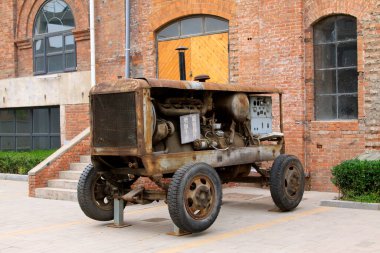 nostalgic workshop and old tractor, china