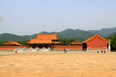 ZUNHUA MAY 18Building scenery in the Eastern Tombs of the Qing Dynasty on may 18, 2014, Zunhua county, Hebei Province, China. 
