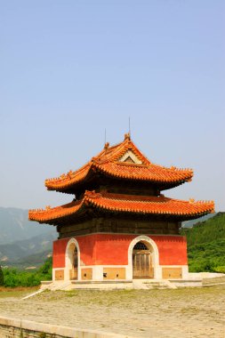 ZUNHUA MAY 18ancient Chinese landscape architecture in the Eastern Tombs of the Qing Dynasty on may 18, 2014, Zunhua county, Hebei Province, China 
