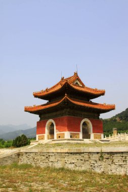 ZUNHUA MAY 18ancient Chinese landscape architecture in the Eastern Tombs of the Qing Dynasty on may 18, 2014, Zunhua county, Hebei Province, China 