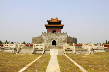 ZUNHUA MAY 18: Zhaoxi Mausoleum landscape architecture, Eastern Tombs of the Qing Dynasty on may 18, 2014, Zunhua county, Hebei Province, China.