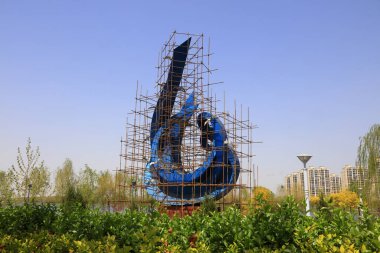 İnşaatta Şehir Heykeli