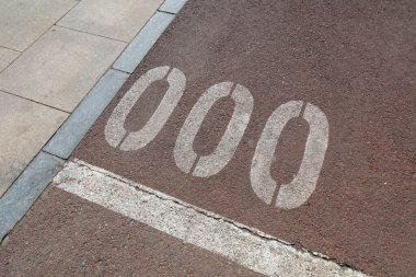 Groun üzerinde numaralar