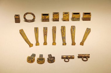 Antik Çin bronz kapları, ortaya çıkarılmış kültürel kalıntılar.