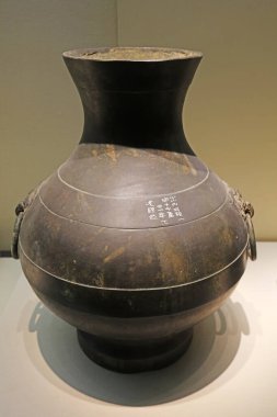 Antik Çin bronz kapları, ortaya çıkarılmış kültürel kalıntılar.