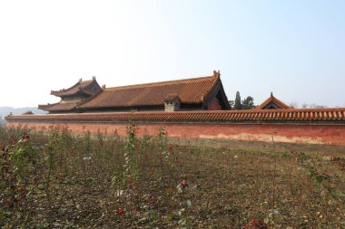 Ancient Chinese architectural landscape, Yi County, Hebei Province, China