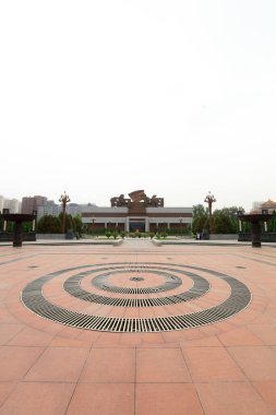 Shijiazhuang - 5 Mayıs 2017: Kuzey Çin Devrimci Savaş Anıtı, Shijiazhuang, Hebei, Çin