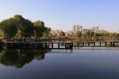 River park scenery in China