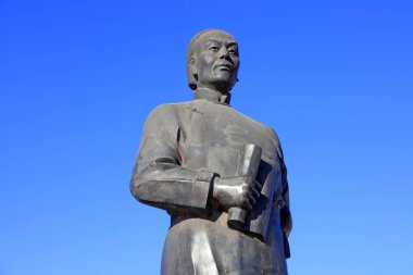 Pekin Operasının kurucusu Cheng Zhaocai heykeli, Chines