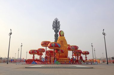 Büyük davul biçimli Lanter