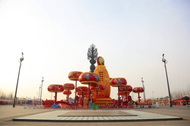 Büyük davul biçimli Lanter