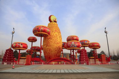 Büyük davul biçimli Lanter