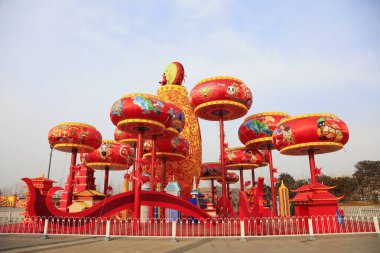 Büyük davul biçimli Lanter