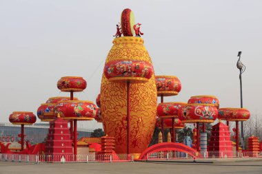 Büyük davul biçimli Lanter