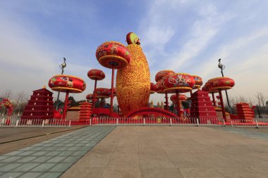 Büyük davul biçimli Lanter