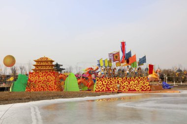 Chin 'deki eski kral ordusunun feneri.