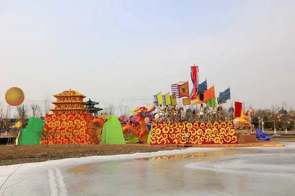 Chin 'deki eski kral ordusunun feneri.