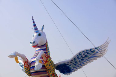 Ejderha şekilli Lanter fotoğrafa yakın çekim