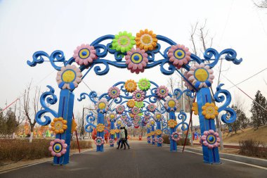 Çiçek modelleme aracı fotoğrafın yakın plan görüntüsü