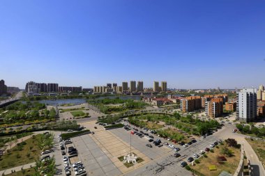 Chin 'deki kentsel mimari manzara