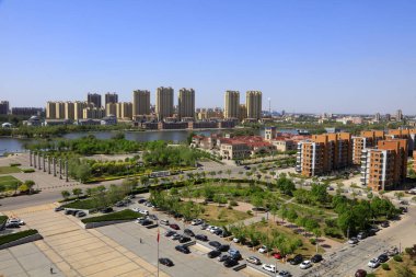 Chin 'deki kentsel mimari manzara