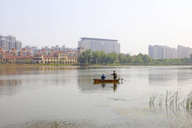 Rıhtım kenti manzarası, Çin
