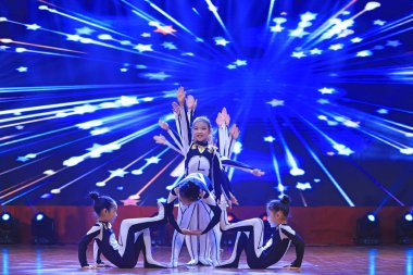 Luannan County - 29 Ocak 2019: Sahne, Luannan County, Hebei Eyaleti, Chin