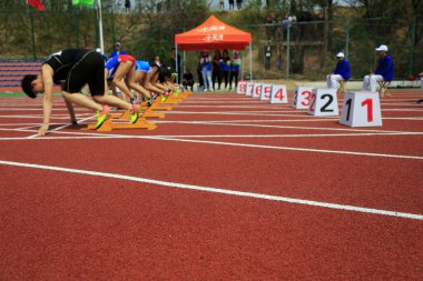 Fotoğrafın sprint oyun alanı yakın çekim