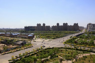 Chin 'deki kentsel mimari manzara