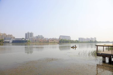 Rıhtım kenti manzarası, Çin