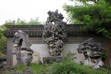 Şangay, Çin - 31 Mayıs 2018: Yu Garden, Şangay, Çin