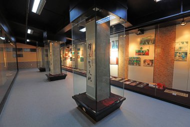 LUANNAN COUNTY, Hebei Eyaleti, Çin - 23 Nisan 2019: Çin Pingju Müzesinin mimari manzarası.