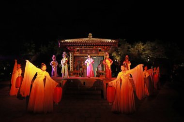 24 Eylül 2019 Tangshan City, Çin: Canlı deneyim dramasının fotoğrafı Gençlik, Tangshan City, Hebei Eyaleti, Çin.