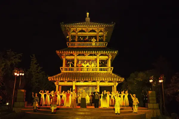 24 Eylül 2019 Tangshan City, Çin: Canlı deneyim dramasının fotoğrafı Gençlik, Tangshan City, Hebei Eyaleti, Çin.