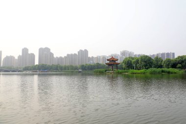 Beihe Park 'taki Pavilion, Luannan County, Hebei Eyaleti, Çin